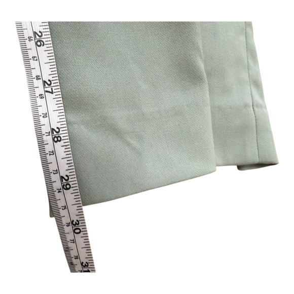 ABERCROMBIE | Sloane Low Rise Tailored Wide Leg Pant in Mint Green, Size 27R - Picture 9 of 10